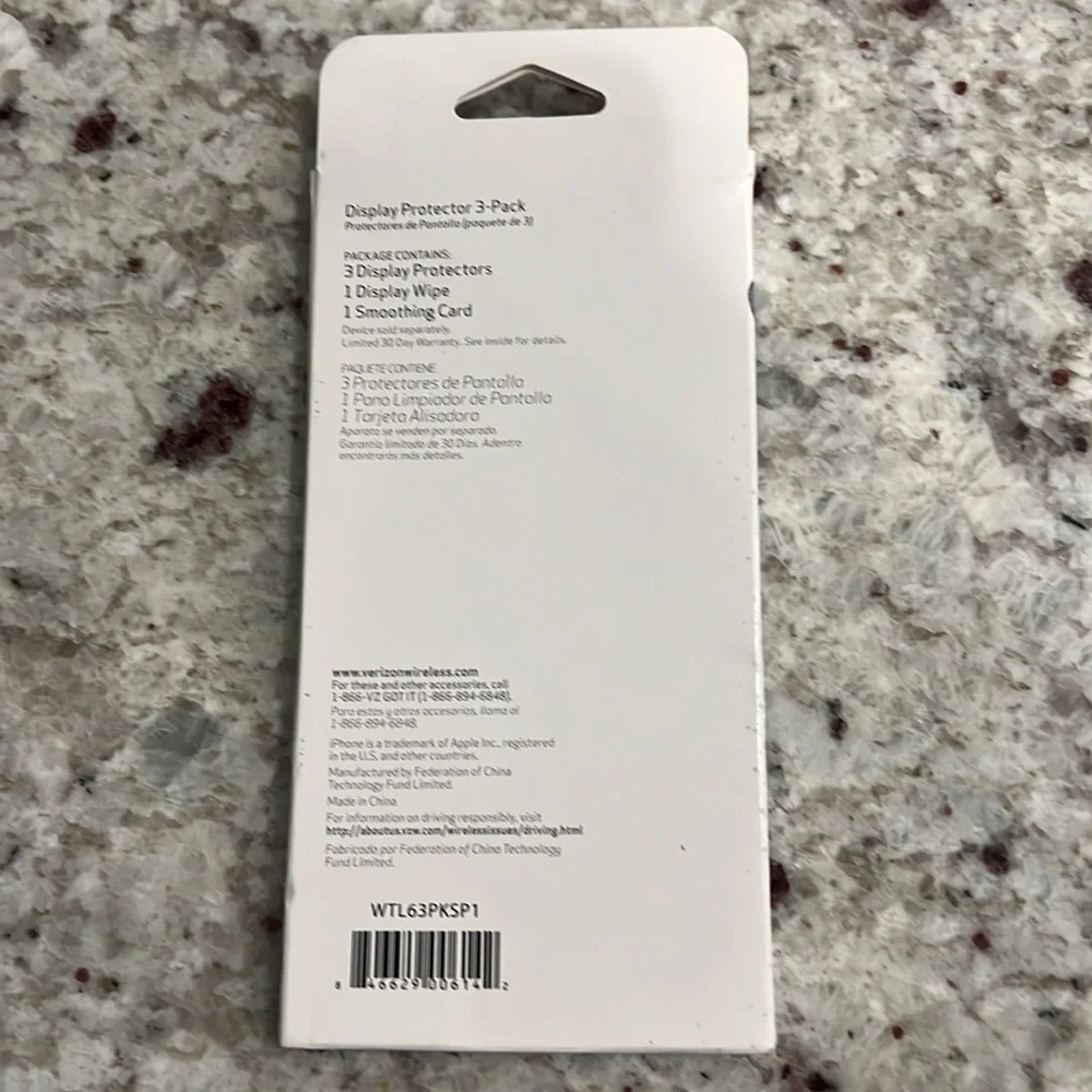 🆕VERIZON DISPLAY PROTECTOR 3-PACK - Fits iPhone 6